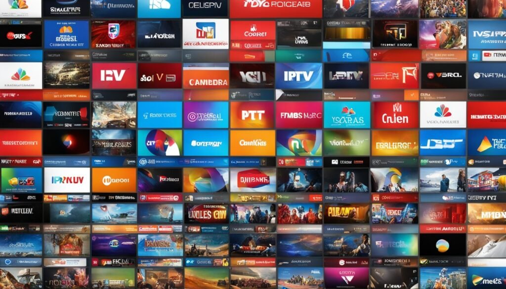 variedade de conteúdo IPTV